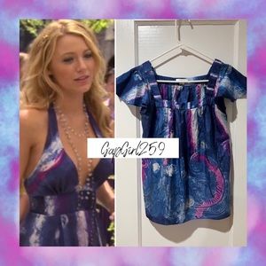 SOLD Adam by Adam Lippes silk top 0 ASO Gossip Girl Blake Lively Serena